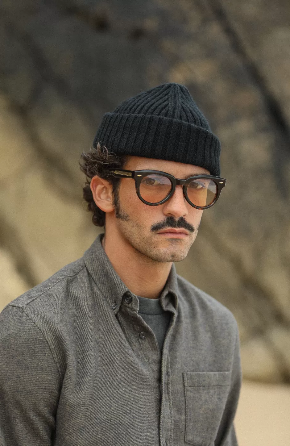 Best Sale Drapeau Noir Bonnet Laine & Alpaga Noir