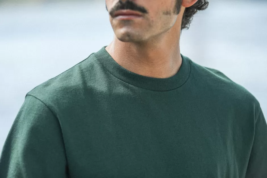 Sale Drapeau Noir Tee-Shirt Confort Vert Forêt