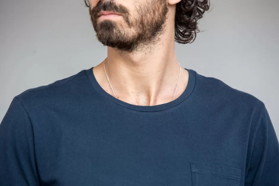 Sale Drapeau Noir Tee-shirt Pocket Marine Navy